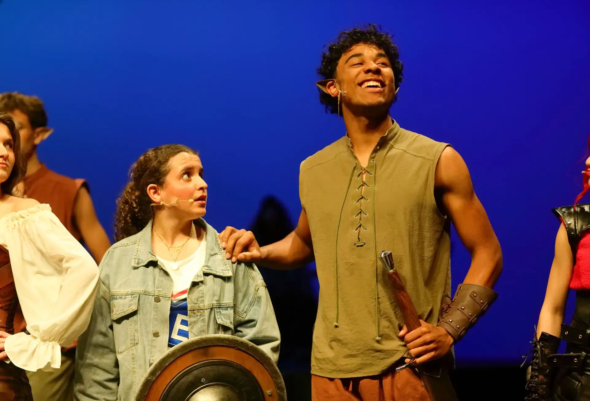 Students performing in She Kills Monsters