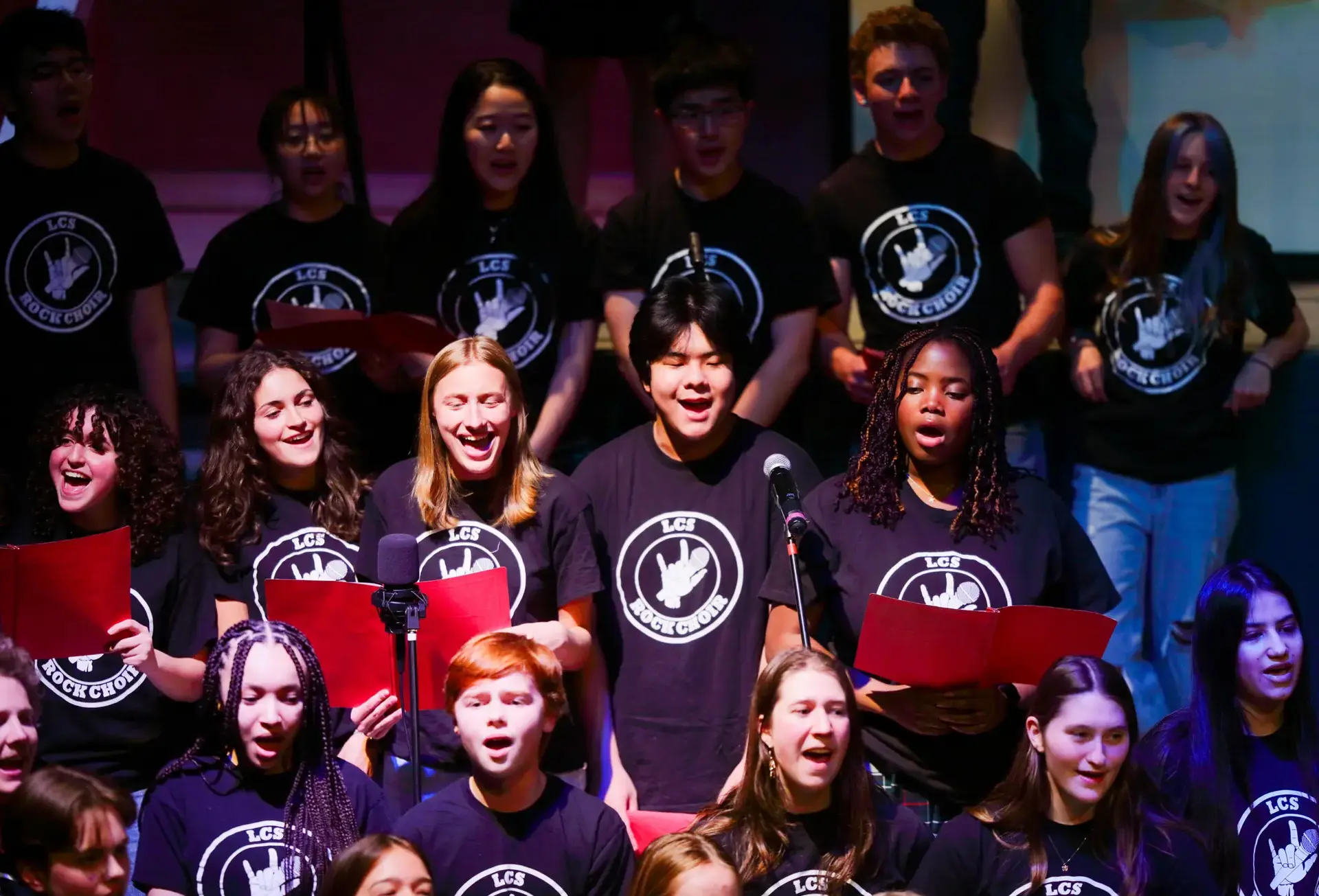 Rock Choir performing