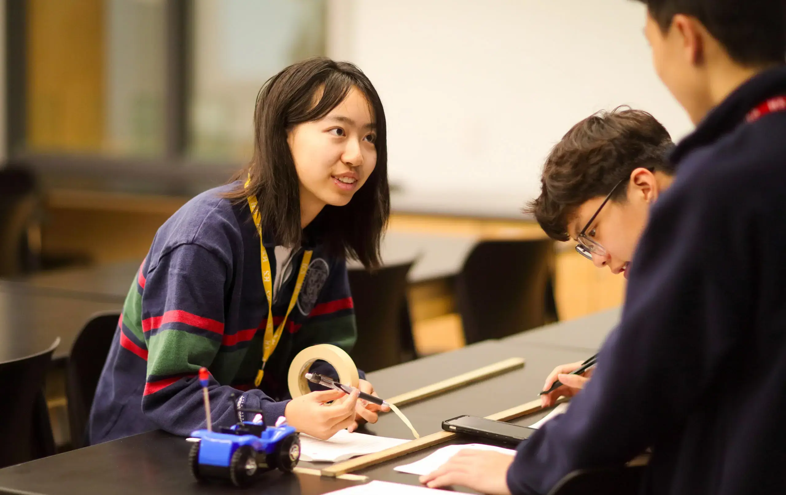 Students in creative class