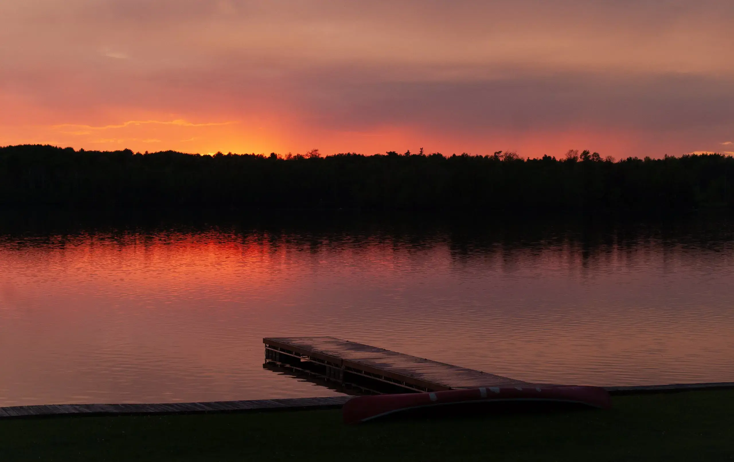 Jetty at sunset