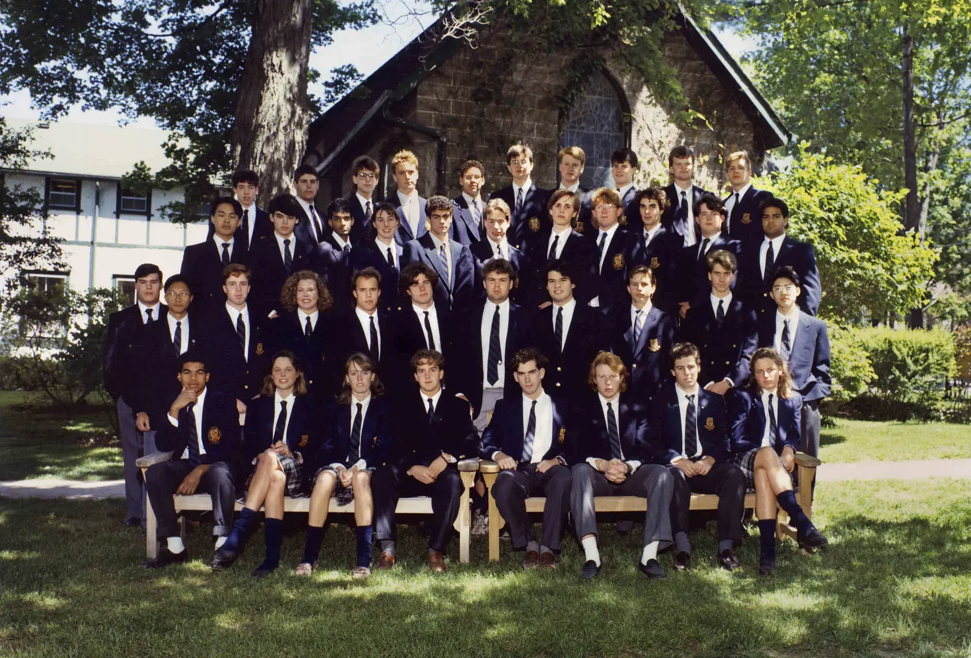 Archival photograph of graduating Lakefield class