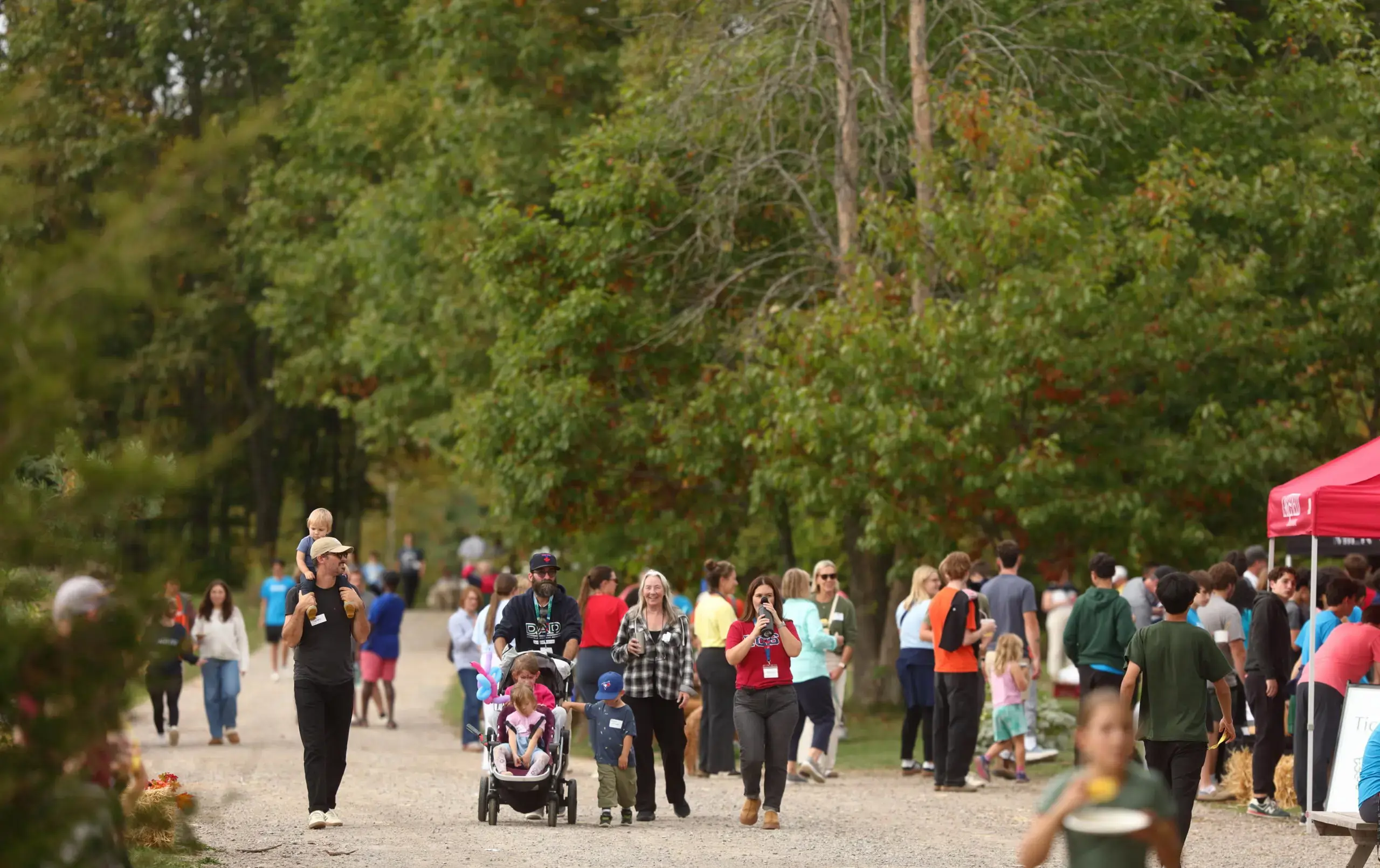 Students at Fall Fair