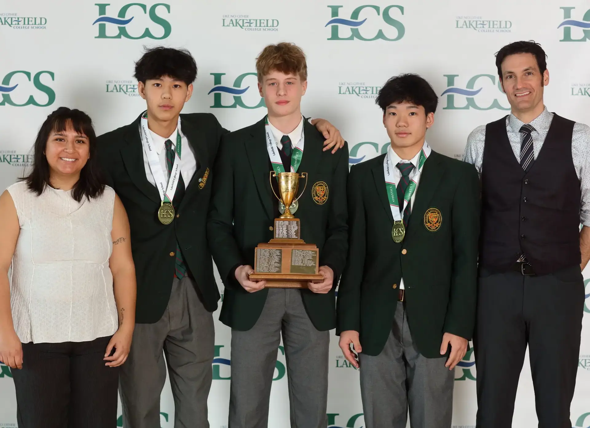 Award recipients at Winter Co-Curricular Awards