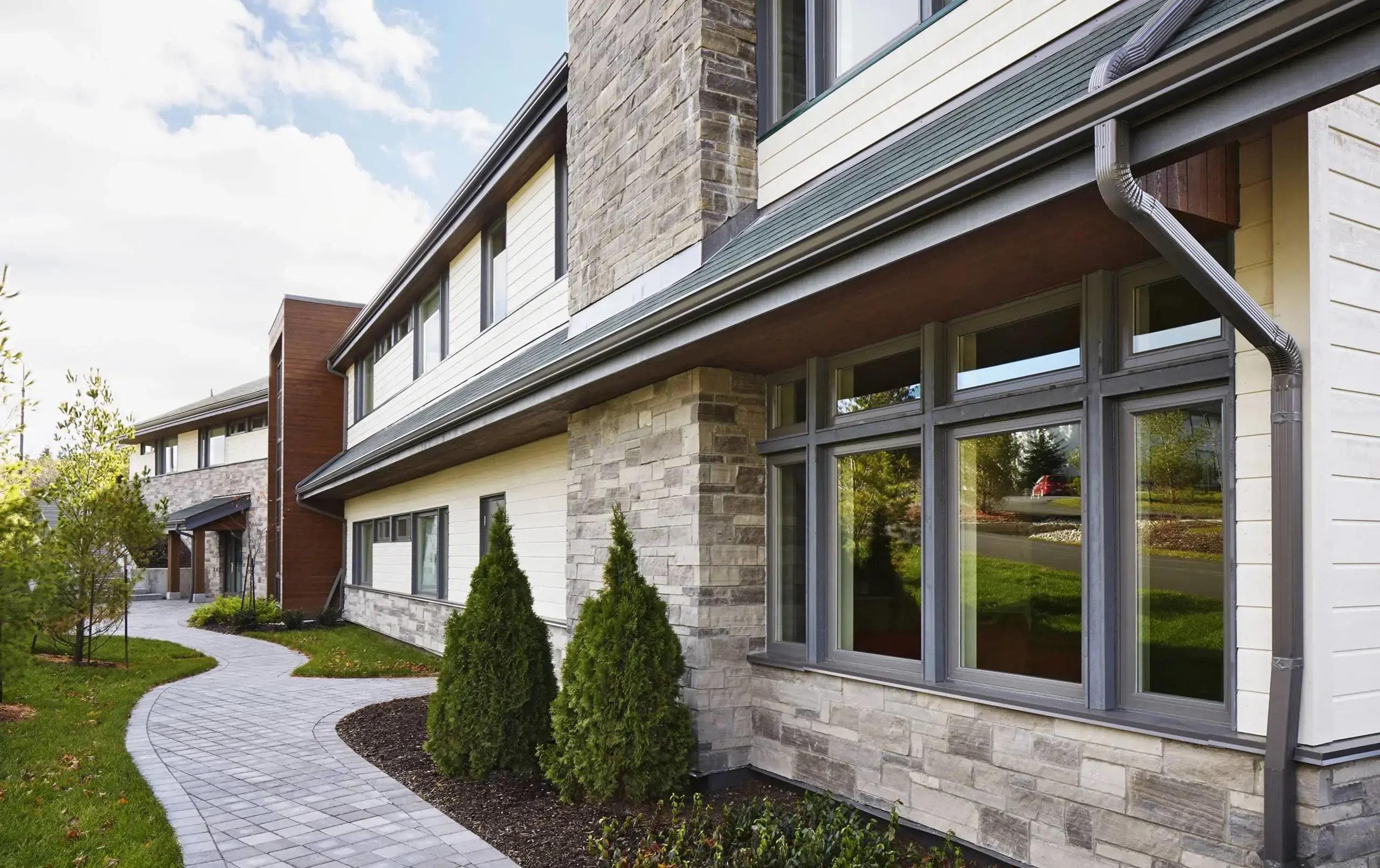 Exterior shot of Uplands House