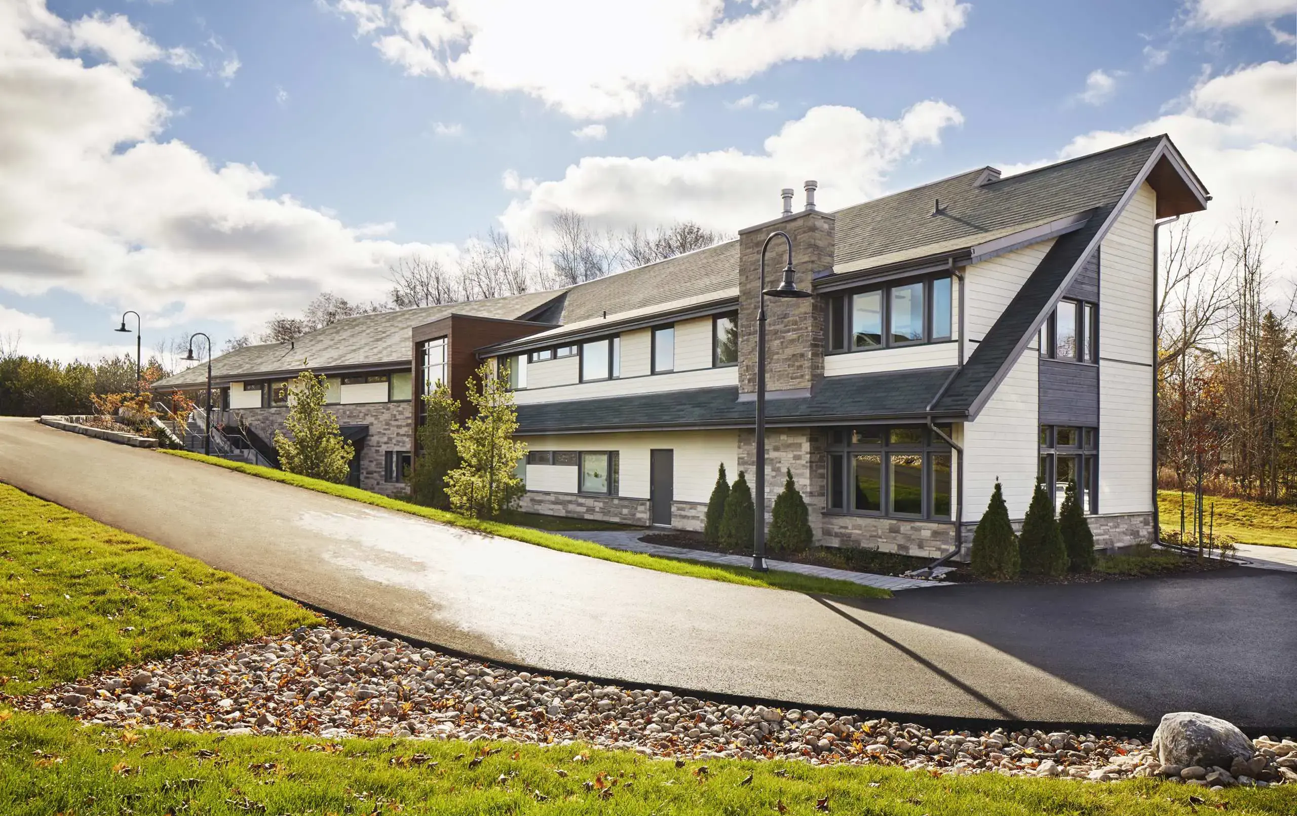 Exterior shot of Uplands House